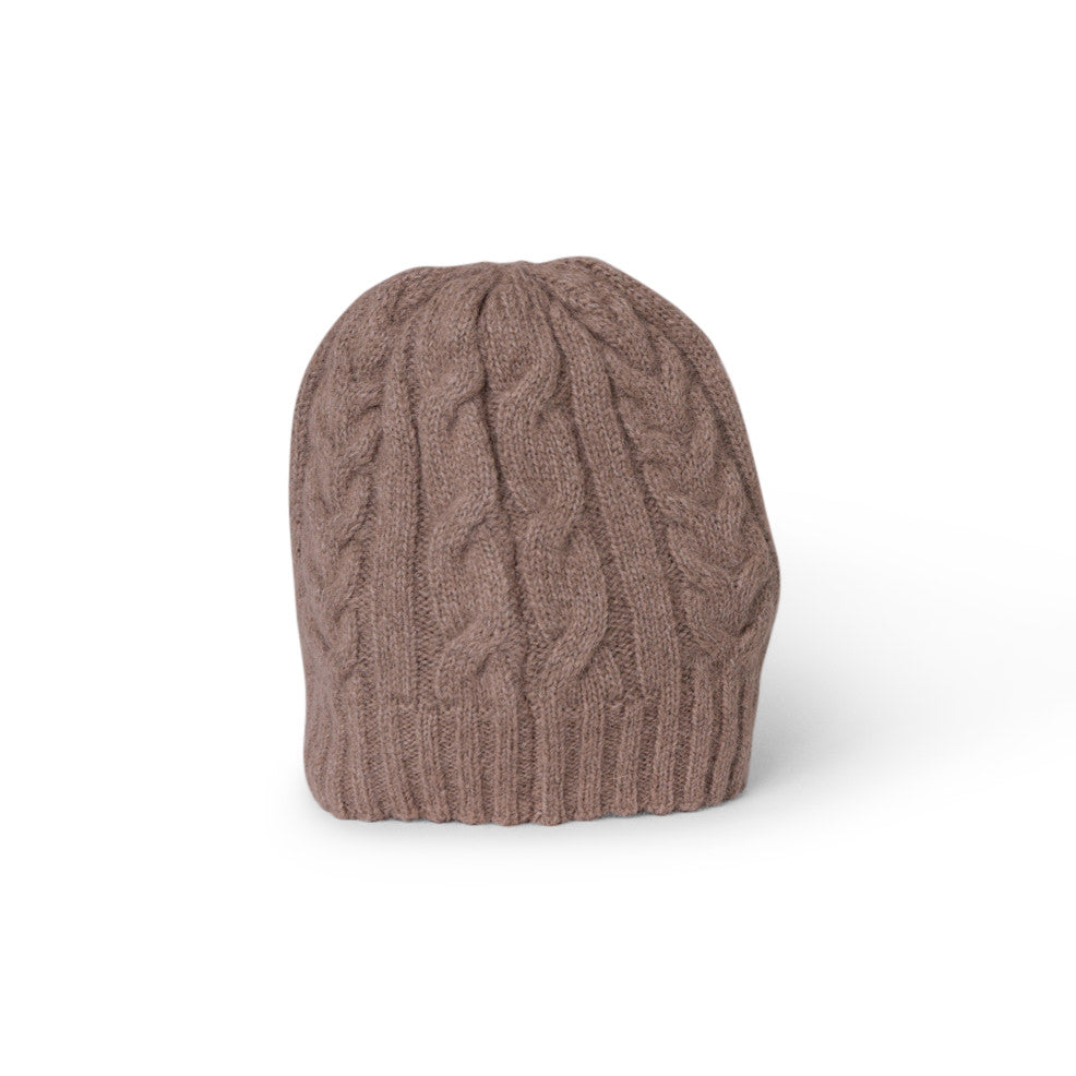 PESERICO EASY RIBBED HAT IN BARLEY COLOUR