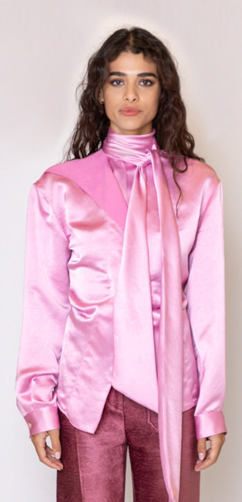 VICTORIA BECKHAM BLOUSE IN ROSE