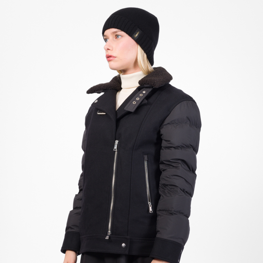 BORSALINO BLACK CITY BEANIE CAP