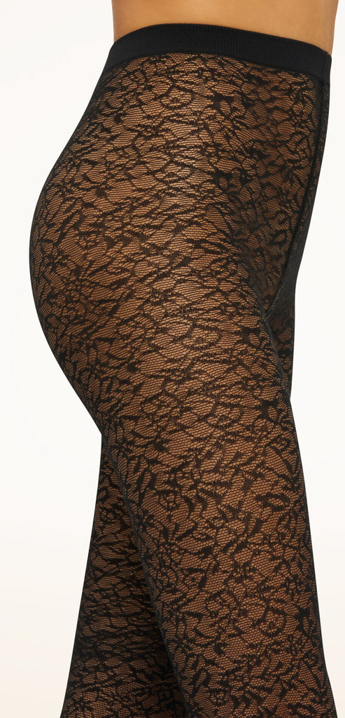WOLFORD FLORAL JACQUARD TIGHTS