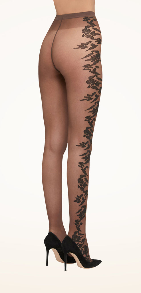 WOLFORD NUDE FLOWER TIGHTS