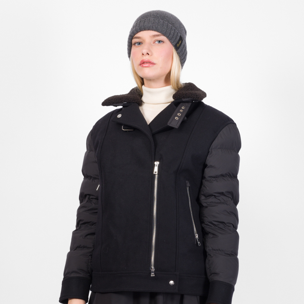 BORSALINO GREY CITY BEANIE CAP