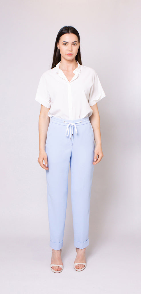 PESERICO EASY LIGHT BLUE TROUSER