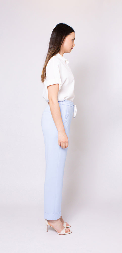 PESERICO EASY LIGHT BLUE TROUSER