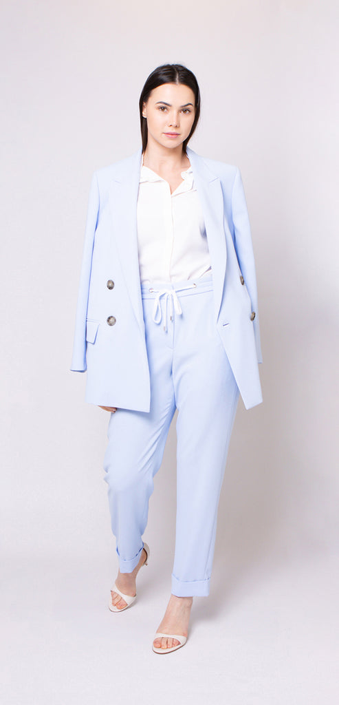 PESERICO EASY LIGHT BLUE TROUSER