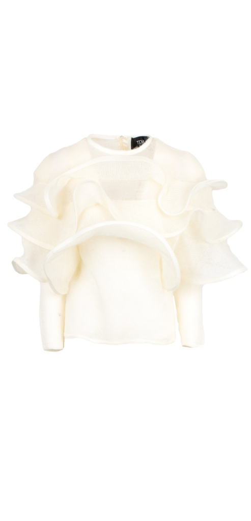 TPN WHITE WALDRON SWEATER