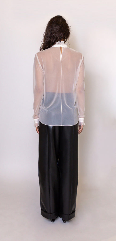 PHILOSOPHY BY LORENZO SERAFINI CHIFFON SHIRT