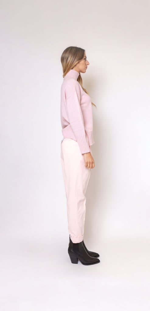 PESERICO EASY PINK SWEATER
