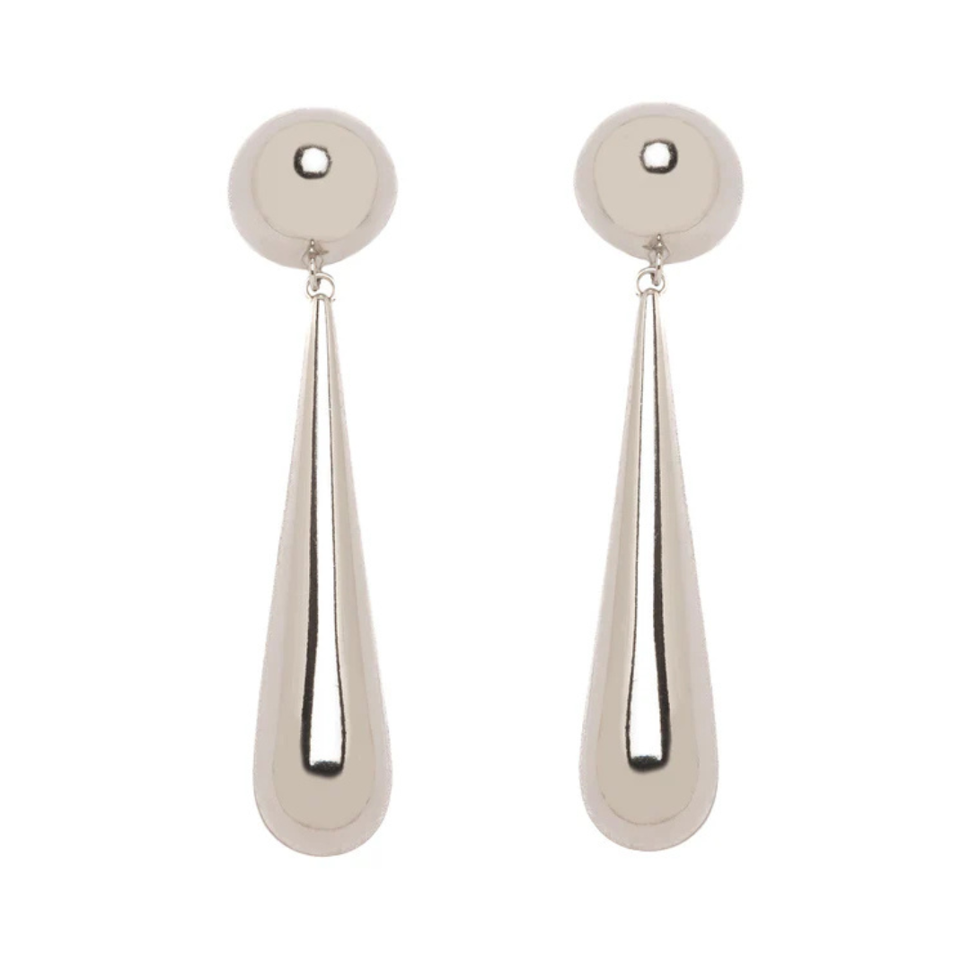 ピアス SILVIA GNECCHI SS25 SADE EARRINGS (OR002 SILVER) Silvia Gnecchi 'Sade' Metallic Earings With Rear Closure And
