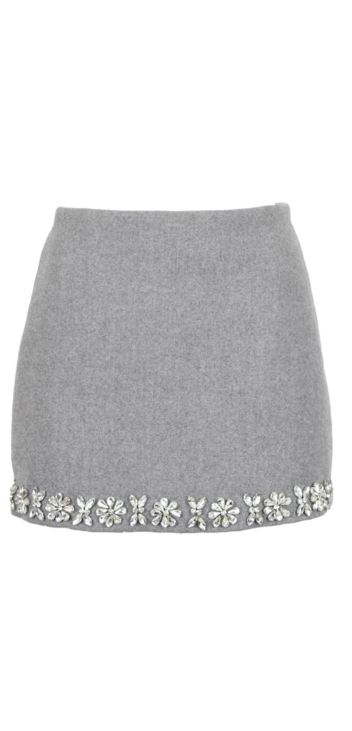 ODÌ ODÌ GREY ORTISEI SKIRT