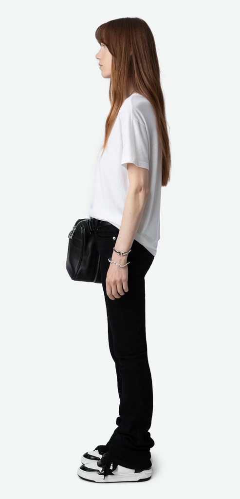 ZADIG & VOLTAIRE WHITE MARTA T-SHIRT