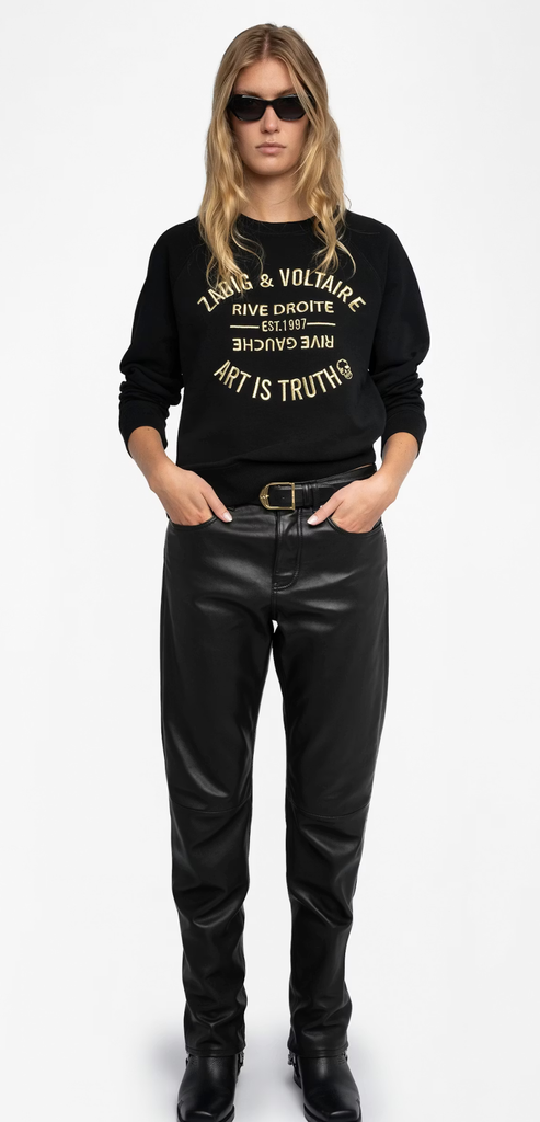 ZADIG & VOLTAIRE FELPA NERA