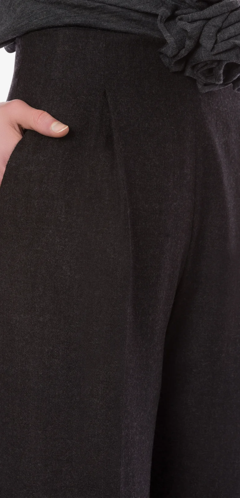 ALBERTA FERRETTI PANTALONE GRIGIO IN LANA