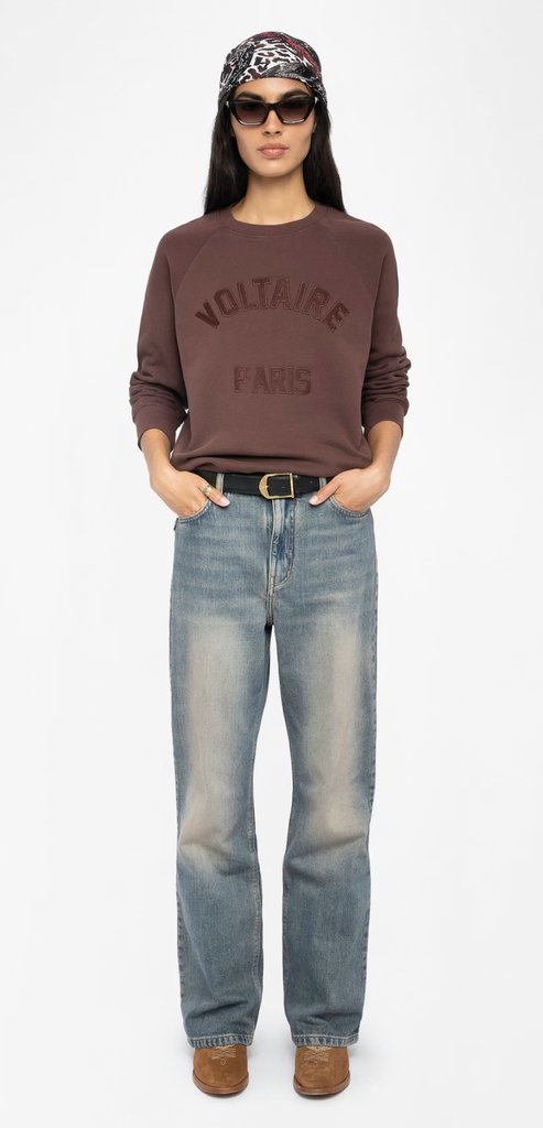 ZADIG & VOLTAIRE FELPA BURGUNDY