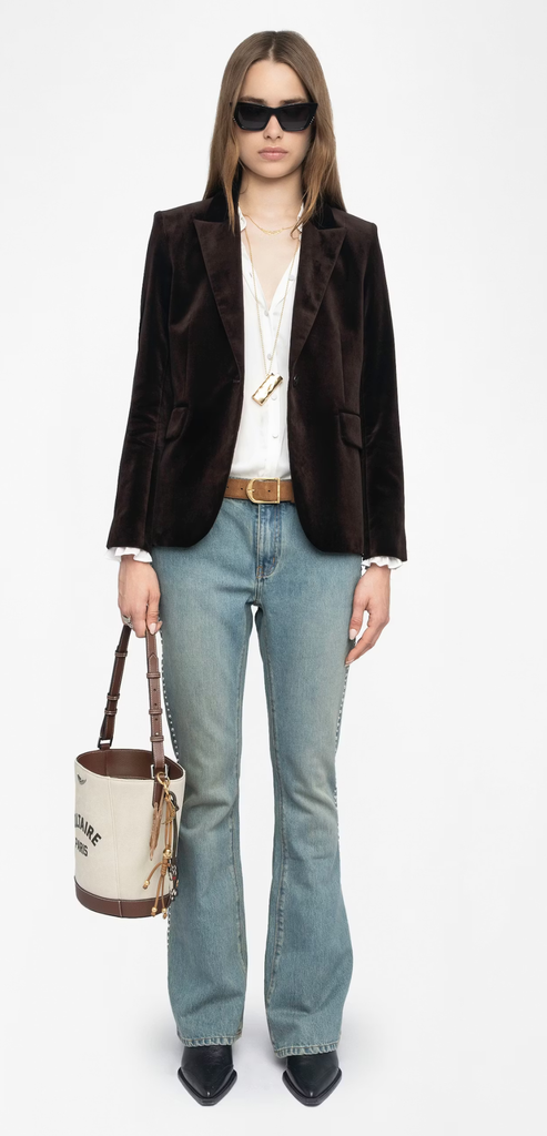 ZADIG & VOLTAIRE GIACCA VAVY IN VELLUTO