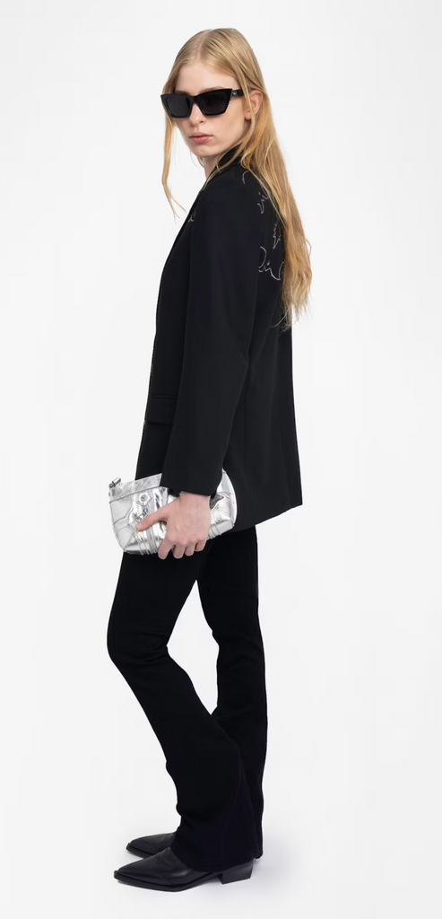 ZADIG & VOLTAIRE BLACK VIVA BLAZER