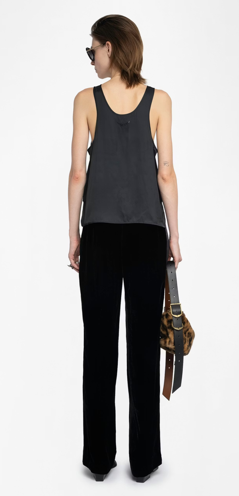 ZADIG & VOLTAIRE PANTALONE POMA NERO