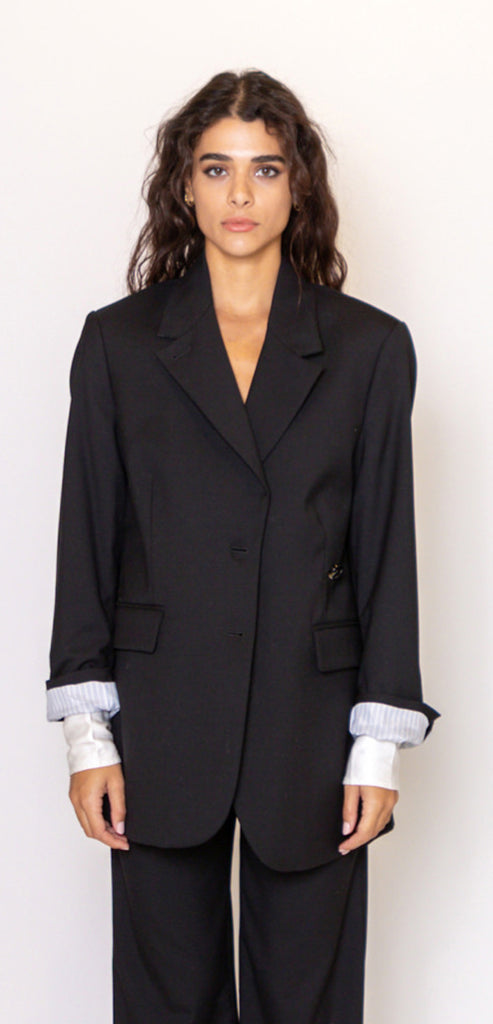 TRUE AVENUE BLACK VALE JACKET