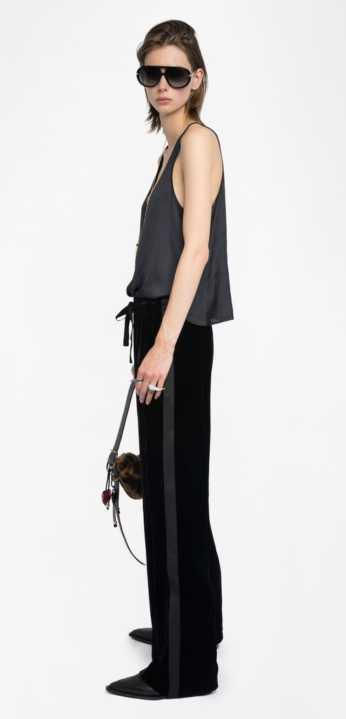 ZADIG & VOLTAIRE PANTALONE POMA NERO