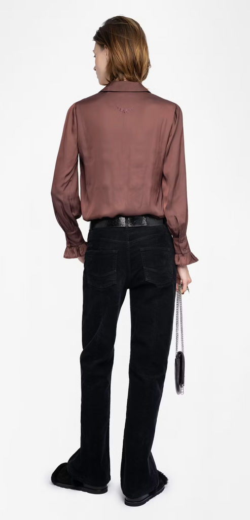 ZADIG & VOLTAIRE THELY SATIN SHIRT