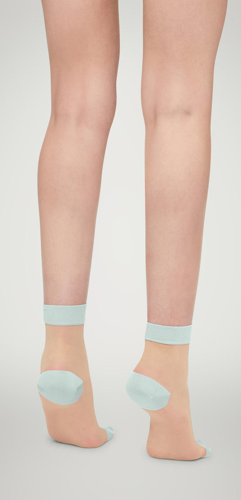 WOLFORD LIGHT BLUE SHADE SOCKS