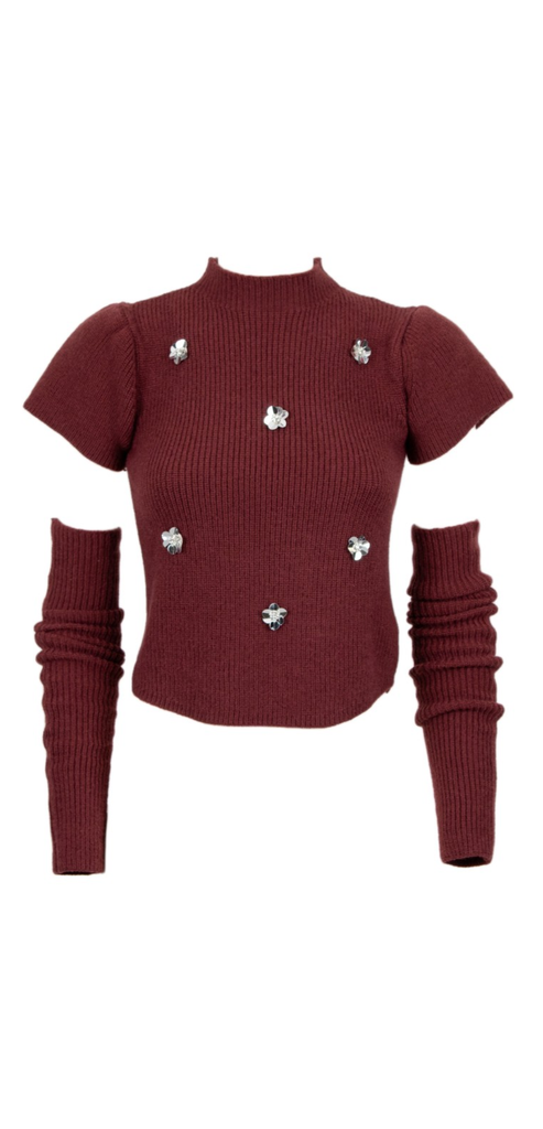 ODÌ ODÌ BURGUNDY BAROLO SWEATER