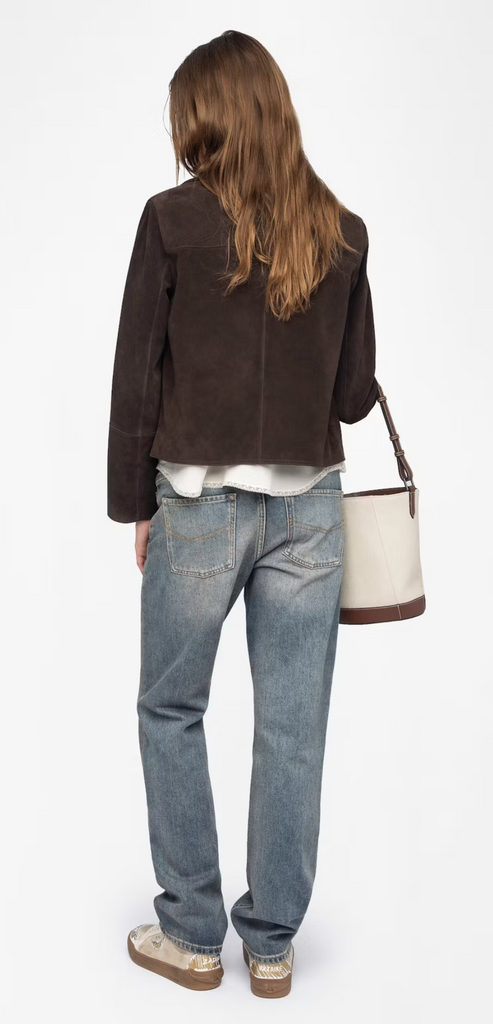 ZADIG & VOLTAIRE LESSA SUEDE JACKET
