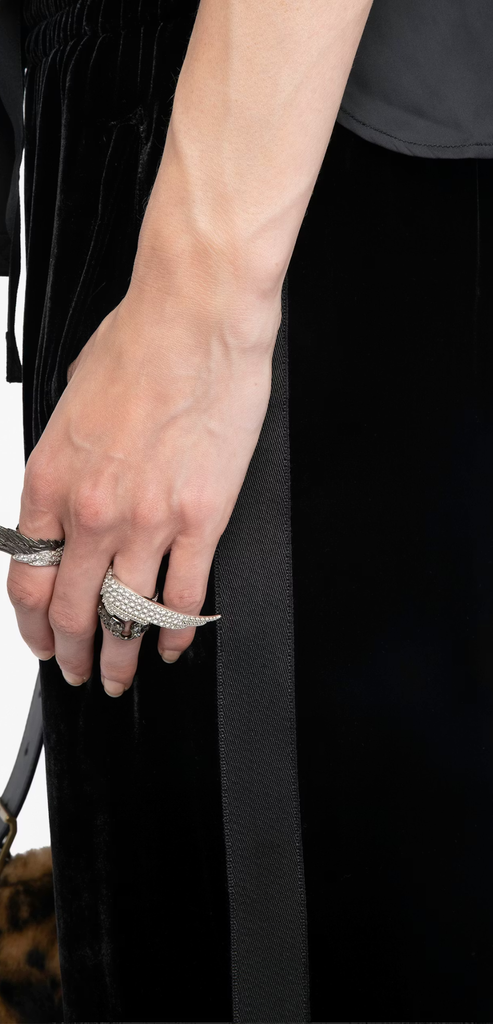 ZADIG & VOLTAIRE PANTALONE POMA NERO