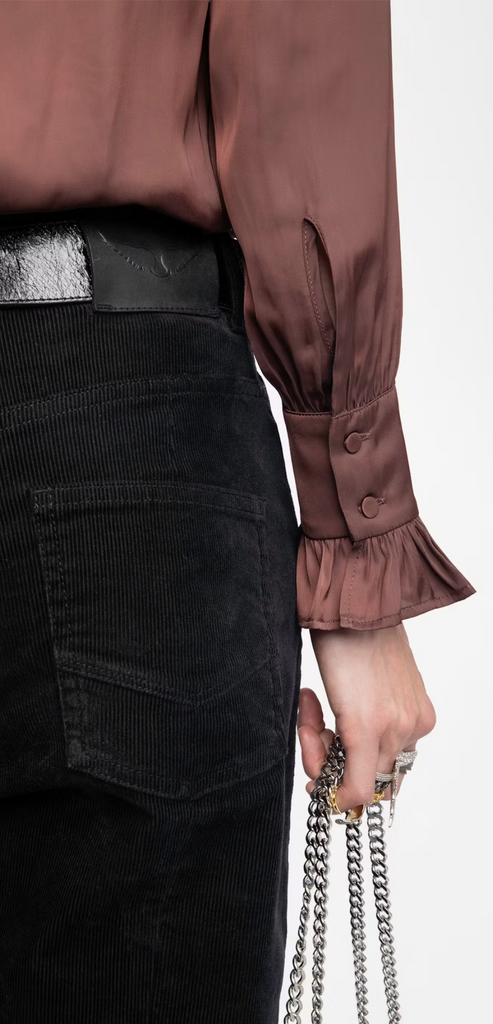 ZADIG & VOLTAIRE THELY SATIN SHIRT