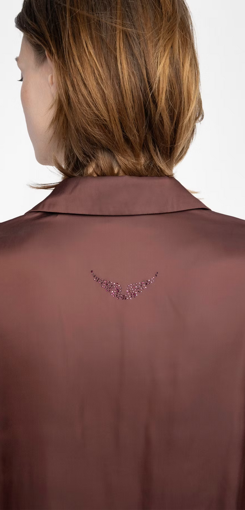 ZADIG & VOLTAIRE THELY SATIN SHIRT