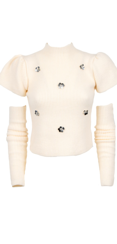 ODÌ ODÌ WHITE BAROLO SWEATER