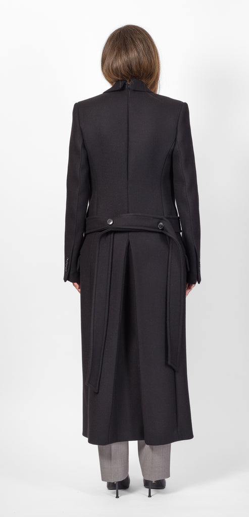 VICTORIA BECKHAM CAPPOTTO MONOPETTO NERO