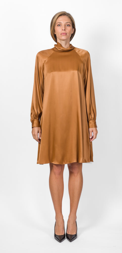 BALLANTYNE MINI SATIN DRESS