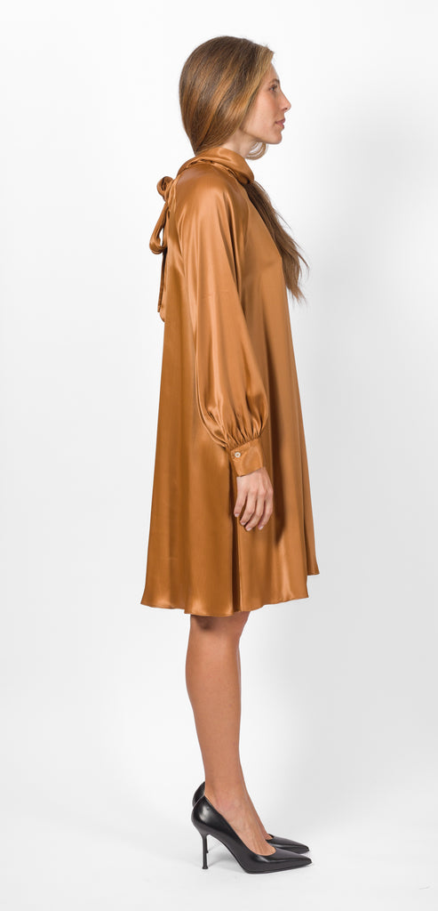 BALLANTYNE MINI SATIN DRESS