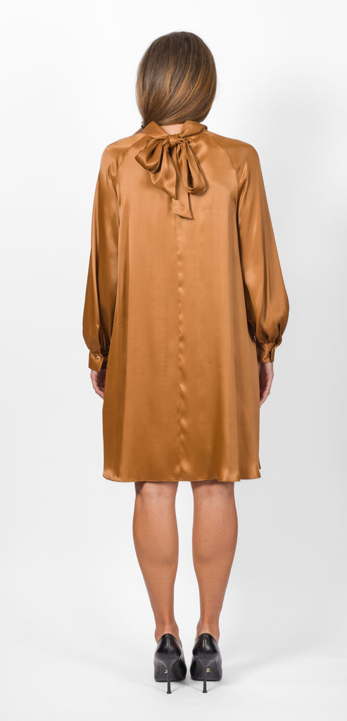 BALLANTYNE MINI SATIN DRESS