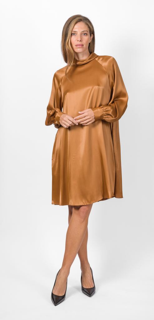 BALLANTYNE MINI SATIN DRESS