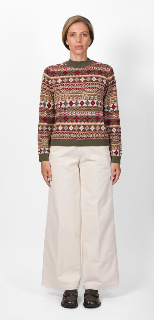BALLANTYNE FAIR ISLE SWEATER