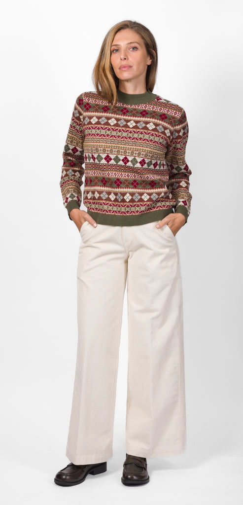 BALLANTYNE FAIR ISLE SWEATER