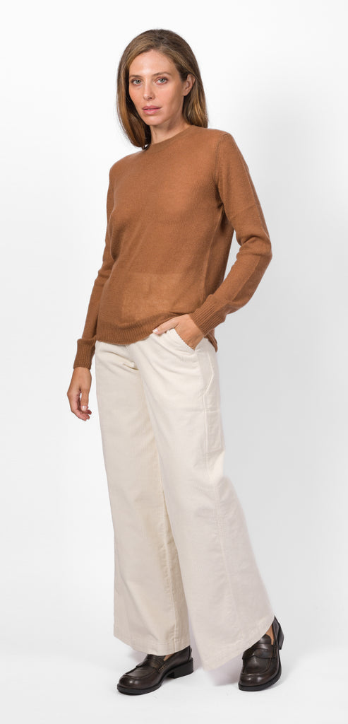 BALLANTYNE CAMEL MOHAIR SWEATER