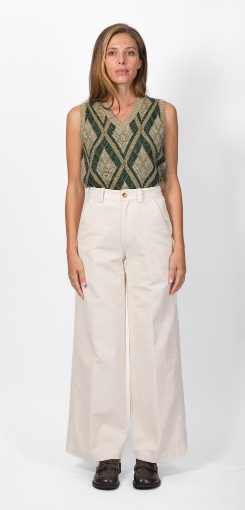 BALLANTYNE IVORY WORK TROUSERS
