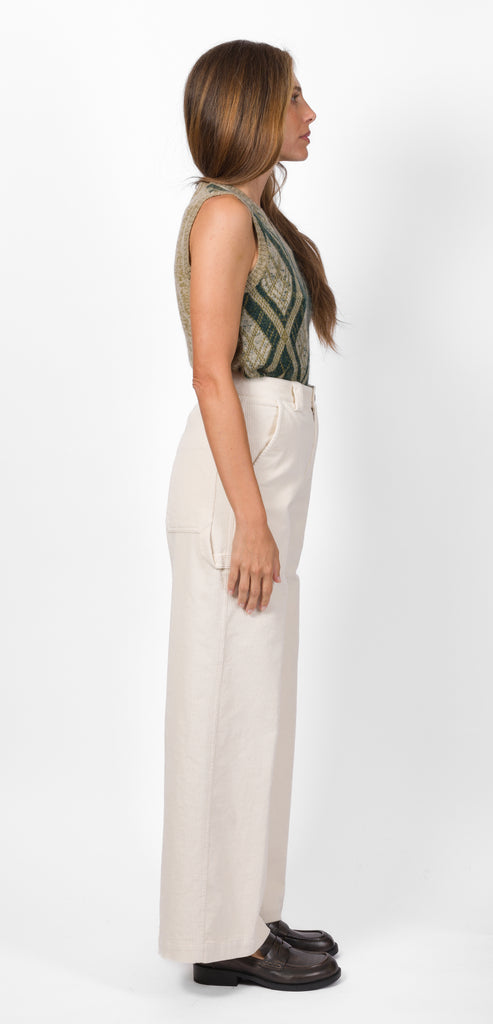 BALLANTYNE IVORY WORK TROUSERS
