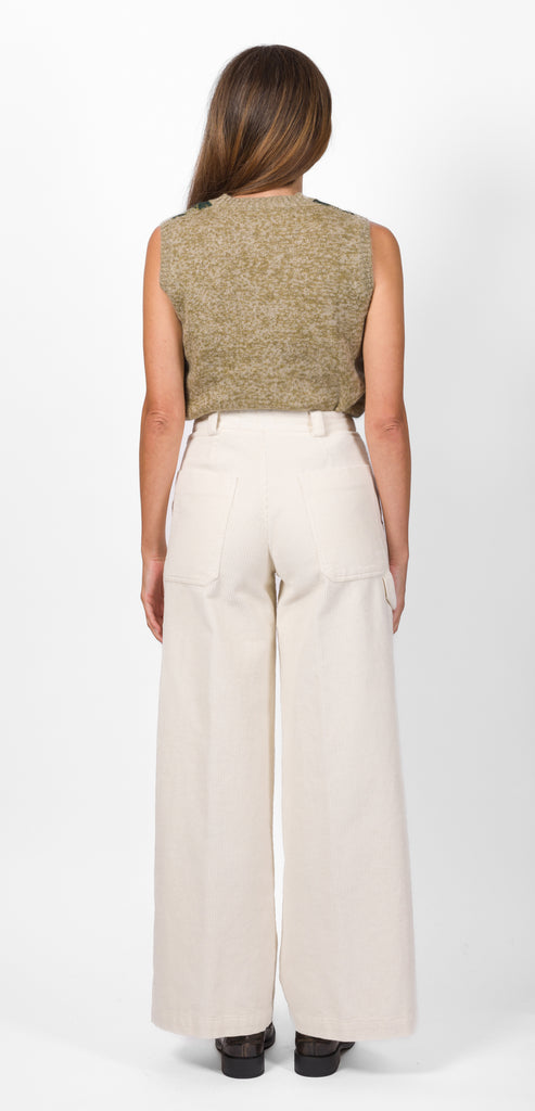 BALLANTYNE IVORY WORK TROUSERS