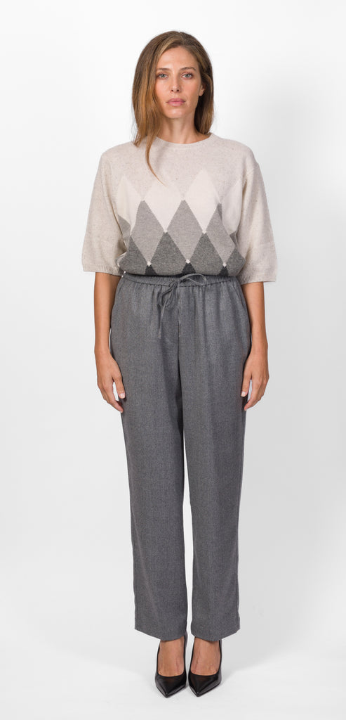 BALLANTYNE GREY TROUSER