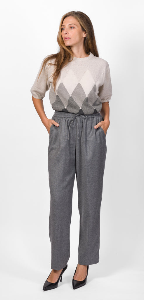 BALLANTYNE GREY TROUSER