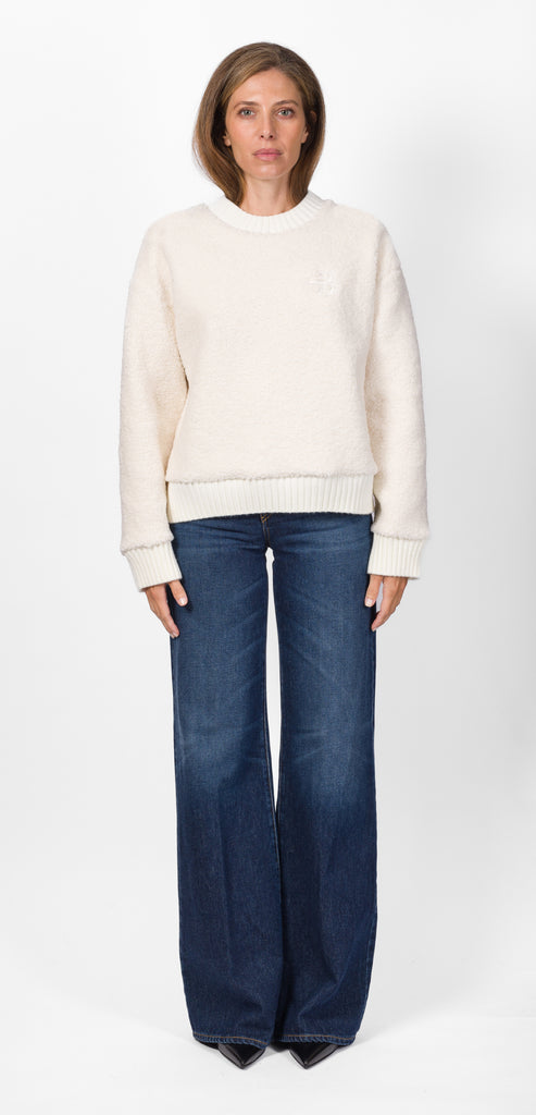 BALLANTYNE TEDDY SWEATSHIRT WITH LOGO