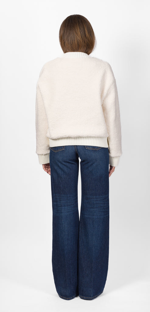 BALLANTYNE TEDDY SWEATSHIRT WITH LOGO