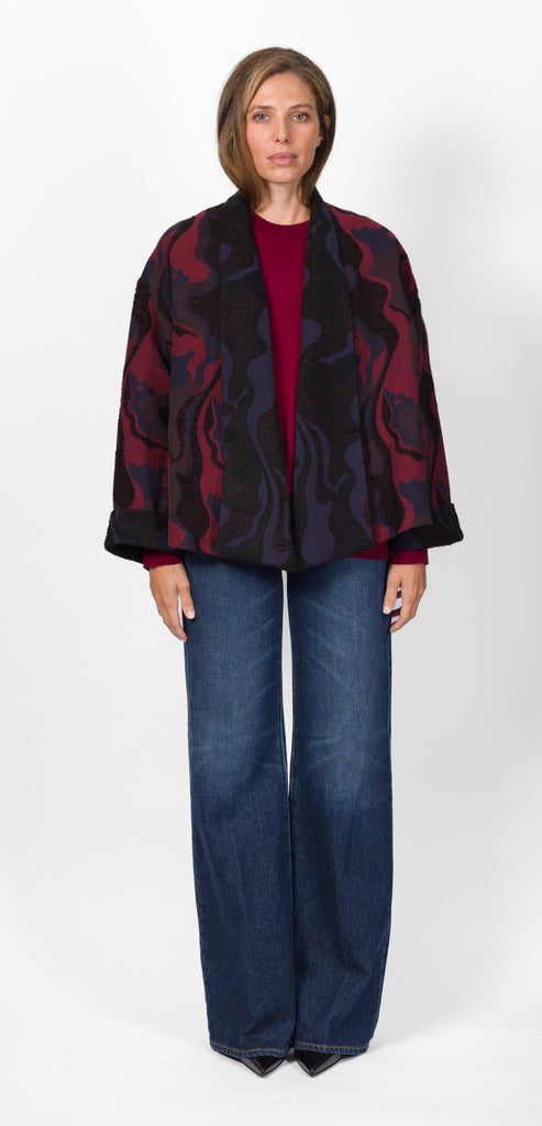 OBLÒ UNIQUE CAPPA A FANTASIA ROSSA