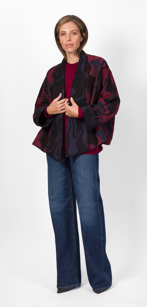 OBLÒ UNIQUE CAPPA A FANTASIA ROSSA