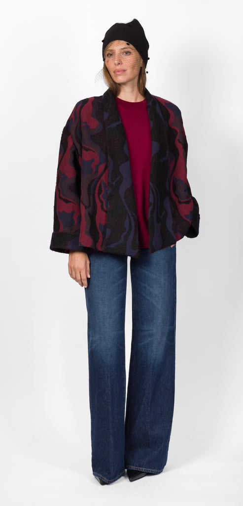 OBLÒ UNIQUE CAPPA A FANTASIA ROSSA