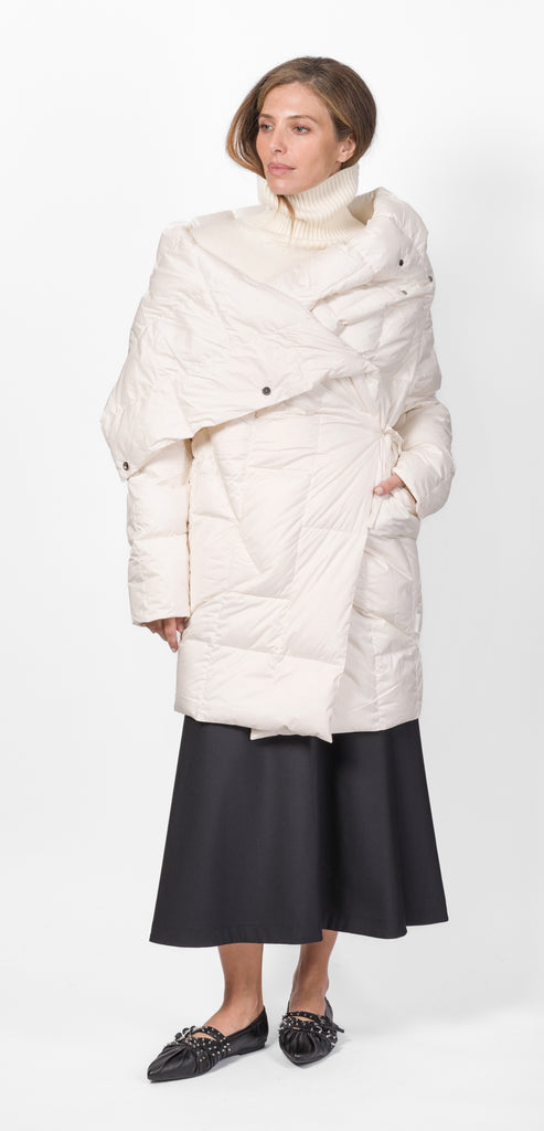 ADD PLAID BIANCO IMBOTTITO MULTIFUNZIONALE